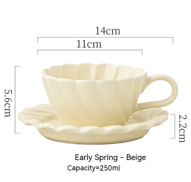 Ceramic Coffee Cup Set