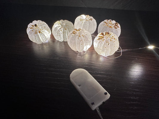 Pumpkin Resin String Lights